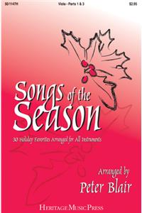Songs of the Season - Viola (Parts 1 & 3)