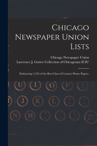 Chicago Newspaper Union Lists