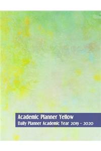 Academic Planner Yellow