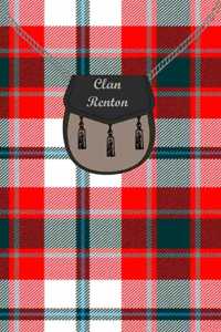 Clan Renton Tartan Journal/Notebook
