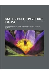Station Bulletin Volume 139-156
