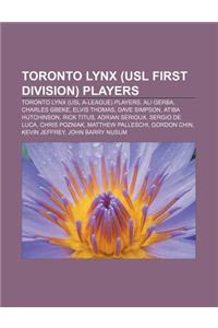 Toronto Lynx (Usl First Division) Players