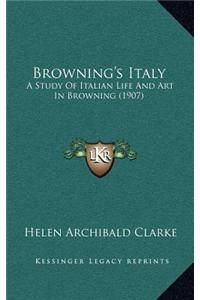 Browning's Italy
