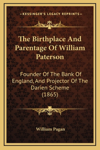 The Birthplace And Parentage Of William Paterson