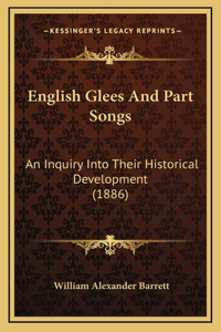 English Glees And Part Songs