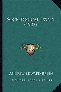 Sociological Essays (1922)