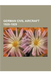 German Civil Aircraft 1920-1929