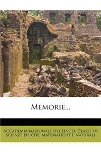 Memorie...