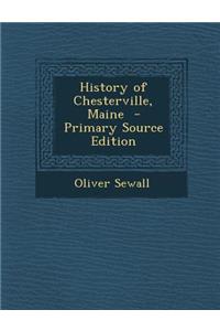 History of Chesterville, Maine