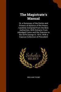 The Magistrate's Manual