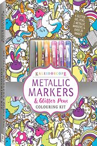 Kaleidoscope: Metallic Markers & Glitter Pens Colouring Kit
