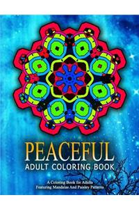 PEACEFUL ADULT COLORING BOOK - Vol.18