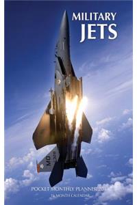 Military Jets Pocket Monthly Planner 2017