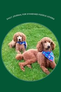 Daily Journal for Standard Poodle Lovers