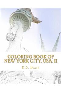 Coloring Book of New York City, USA. II