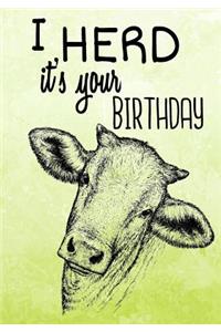 I Herd It's Your Birthday