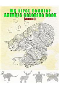 My First Toddler Animals Coloring Book