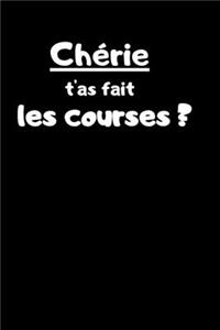 Chérie t'as fait les courses ?
