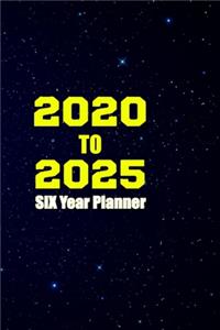 SIX Year Planner 2020-2025