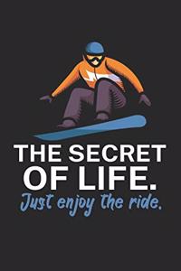 The secret of life Just enjoy the ride