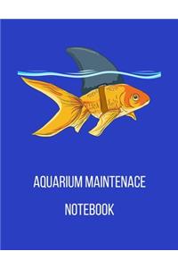 Aquarium Maintenance Notebook