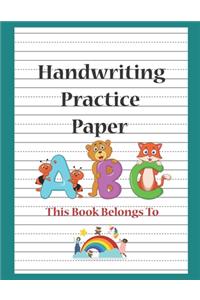 Handwriting Practice Paper