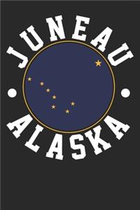 Notebook: Juneau Alaska Ruled 6x9 120 Pages