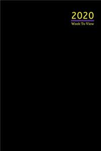 A5 2020 Diary Week To View Paperback Cover With Alternative Design -