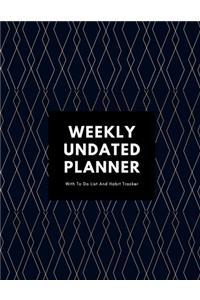 Weekly Undated Planner