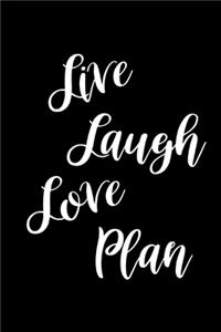 2020 Weekly Planner Inspirational Live Laugh Love Plan 134 Pages