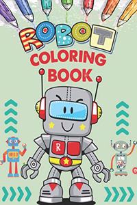 Robot coloring book