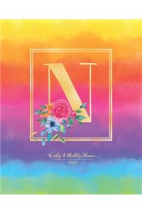 Weekly & Monthly Planner 2020 N