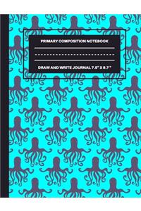 Primary Composition Notebook Draw and Write Journal 7.5