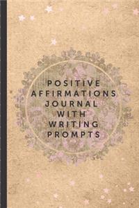 Positive Affirmations Journal With Writing Prompts