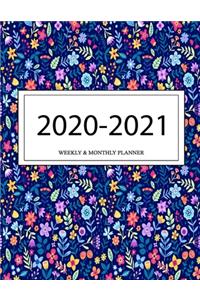 2020 - 2021 Weekly And Monthly Planner