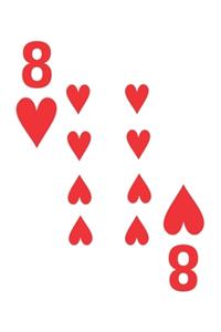 Eight Of Hearts Notebook