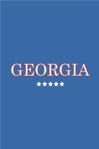 Georgia: Weekly Planner calendar organizer agenda for 2020