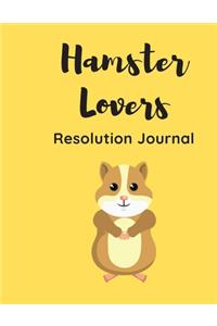 Hamster Lovers Resolution Journal