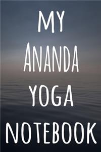 My Ananda Yoga Notebook