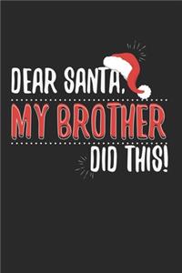 Christmas My brother was Santa Claus