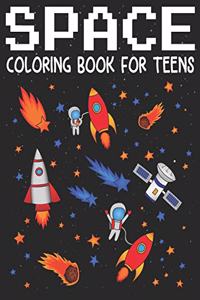 Space Coloring Book For Teens