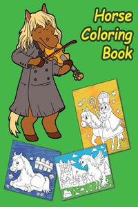Horse Coloring Book