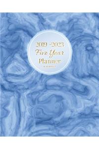 2019-2023 Five Year Planner Blue Marble