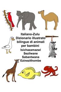 Italiano-Zulu Dizionario illustrato bilingue di animali per bambini