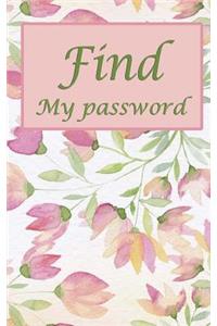 find my password