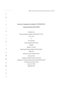 The Effect of Temperature on Faceplate/Core Delamination in Composite/Titanium Sandwich Plates