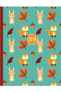 2019 Planner; Rabbits & Foxes