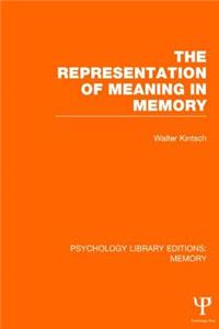 Representation of Meaning in Memory (Ple: Memory)