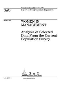 Women in Management: Analysis of Selected Data from the Current Population Survey