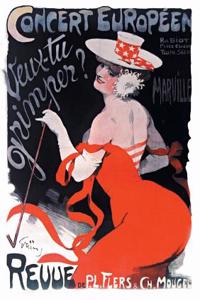 Carnet Blanc, affiche revue 